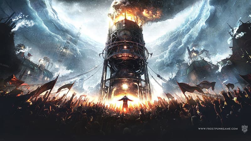 Frostpunk Title Cover